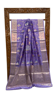 Pure Dupion Silk Banarasi Saree - The Handlooms