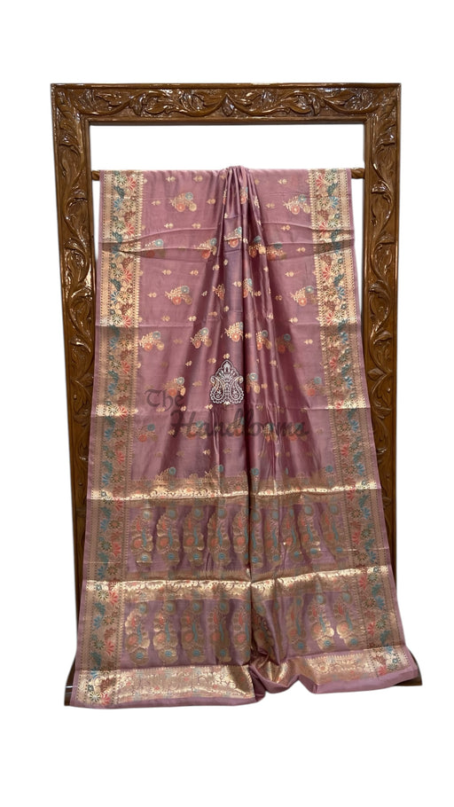 Pure Dupion Silk Banarasi Saree - The Handlooms