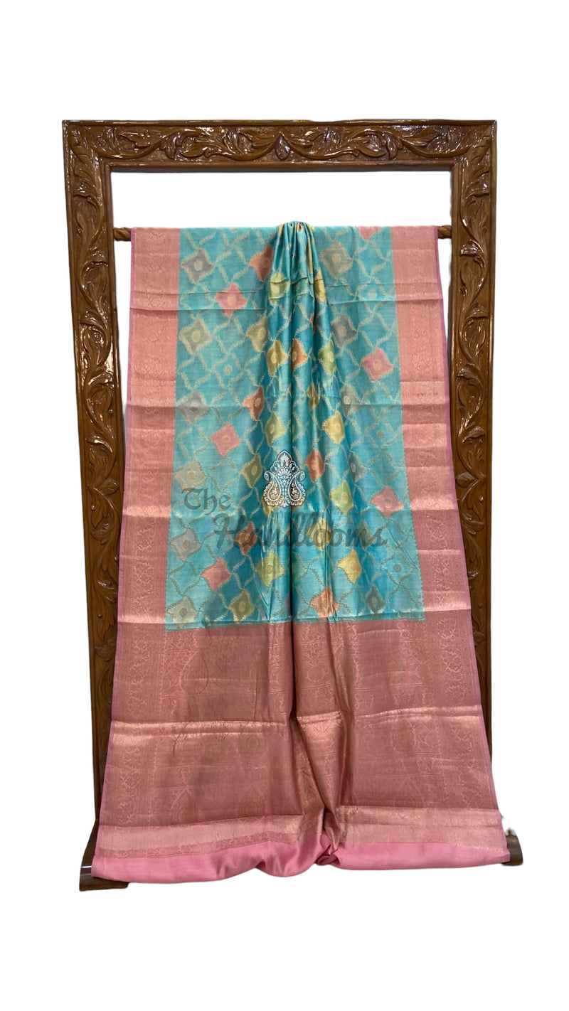 Pure Chiniya Silk Handloom Banarasi Saree - The Handlooms