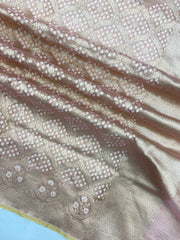 Pure Tissue Reshmi Zari Banarasi Brocade Handloom Dupatta - The Handlooms