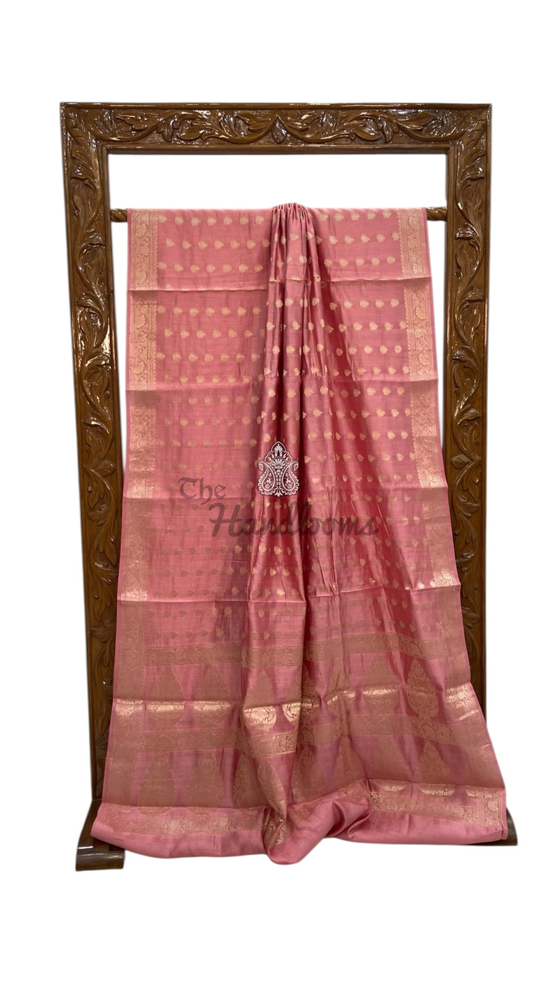 Pure Chiniya Silk Handloom Banarasi Saree - The Handlooms