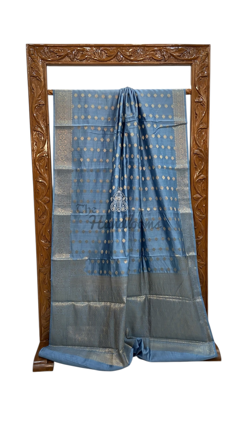Pure Chiniya Silk Handloom Banarasi Saree - The Handlooms