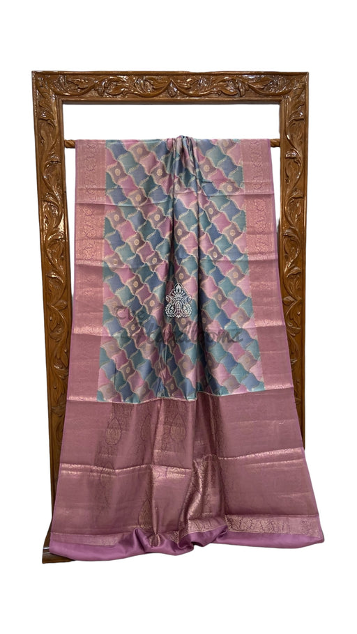 Pure Chiniya Silk Handloom Banarasi Saree - The Handlooms