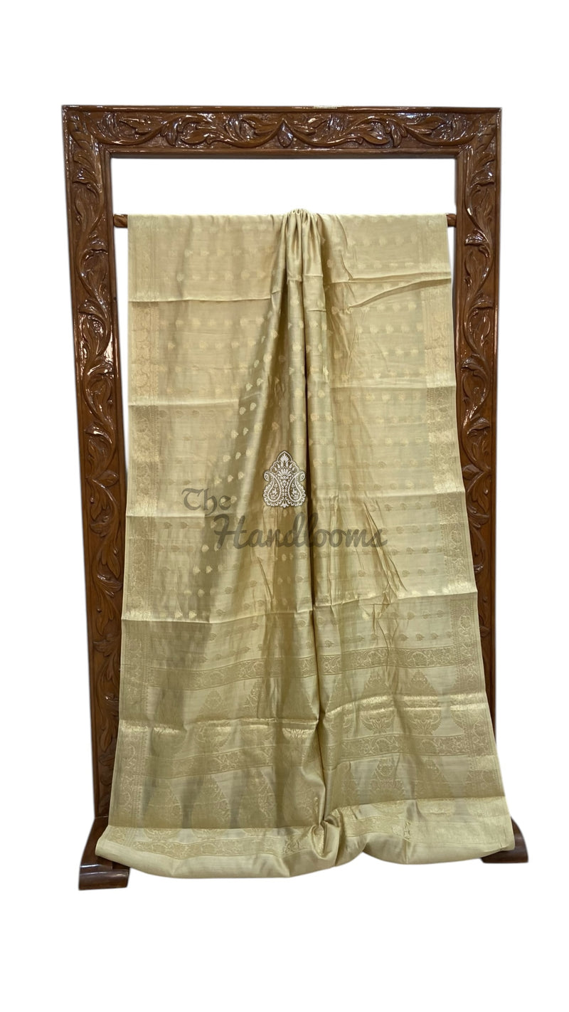 Pure Chiniya Silk Handloom Banarasi Saree - The Handlooms