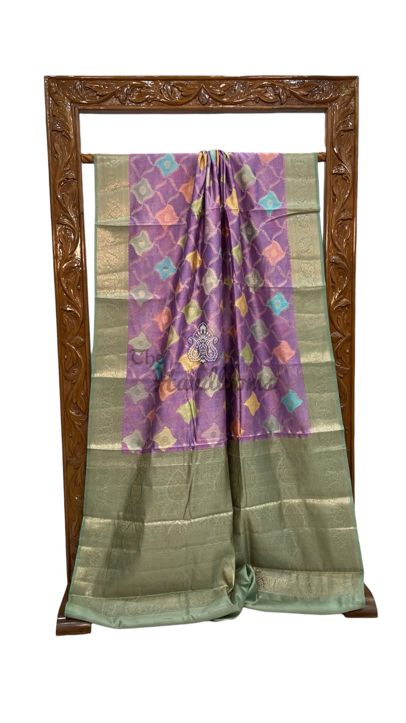 Pure Chiniya Silk Handloom Banarasi Saree - The Handlooms