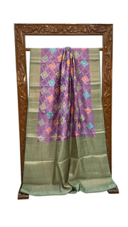 Pure Chiniya Silk Handloom Banarasi Saree - The Handlooms