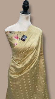 Pure Chiniya Silk Handloom Banarasi Saree - The Handlooms