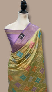 Pure Chiniya Silk Handloom Banarasi Saree - The Handlooms