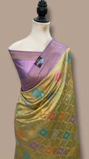 Pure Chiniya Silk Handloom Banarasi Saree - The Handlooms