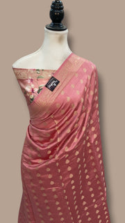 Pure Chiniya Silk Handloom Banarasi Saree - The Handlooms