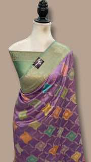 Pure Chiniya Silk Handloom Banarasi Saree - The Handlooms