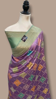 Pure Chiniya Silk Handloom Banarasi Saree - The Handlooms