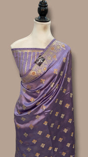Pure Dupion Silk Banarasi Saree - The Handlooms