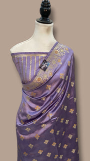 Pure Dupion Silk Banarasi Saree - The Handlooms