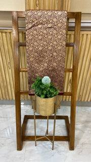 Pure Katan Silk Tanchui Brocade Handloom Banarasi Fabric - The Handlooms