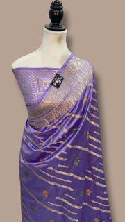 Pure Dupion Silk Banarasi Saree - The Handlooms