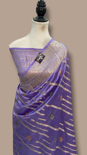 Pure Dupion Silk Banarasi Saree - The Handlooms