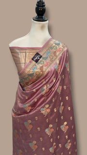 Pure Dupion Silk Banarasi Saree - The Handlooms