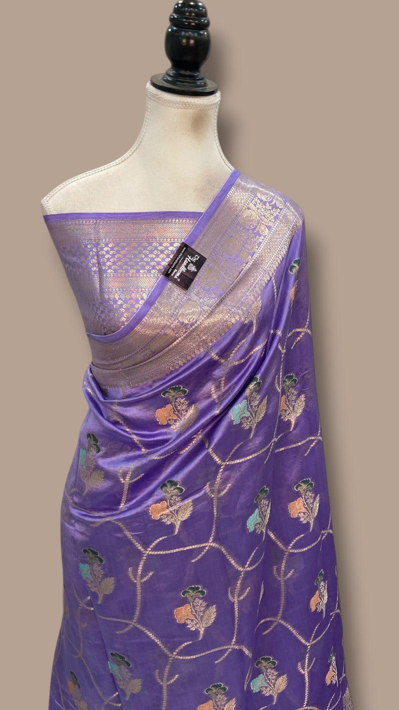 Pure Dupion Silk Banarasi Saree - The Handlooms