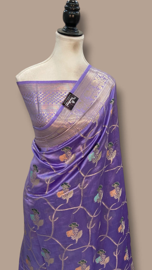 Pure Dupion Silk Banarasi Saree - The Handlooms