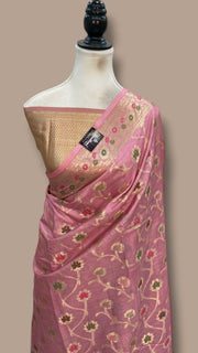 Pure Tussar Silk Handloom Banarasi Saree - The Handlooms