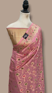 Pure Tussar Silk Handloom Banarasi Saree - The Handlooms