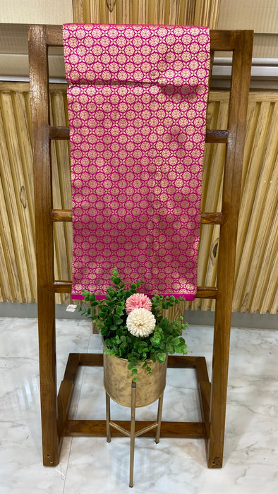 Pure Katan Silk Tanchui Brocade Handloom Banarasi Fabric