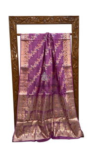 Pure Tussar Silk Handloom Banarasi Saree - The Handlooms
