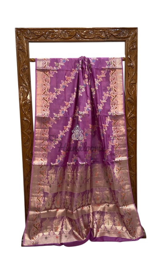 Pure Tussar Silk Handloom Banarasi Saree - The Handlooms
