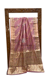 Pure Tussar Silk Handloom Banarasi Saree - The Handlooms