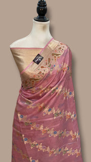 Pure Tussar Silk Handloom Banarasi Saree - The Handlooms