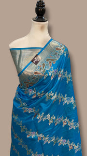 Pure Tussar Silk Handloom Banarasi Saree - The Handlooms