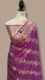 Pure Tussar Silk Handloom Banarasi Saree - The Handlooms