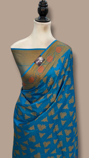 Pure Tussar Silk Handloom Banarasi Saree - The Handlooms