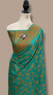 Pure Tussar Silk Handloom Banarasi Saree - The Handlooms