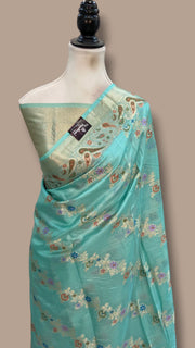 Pure Tussar Silk Handloom Banarasi Saree - The Handlooms