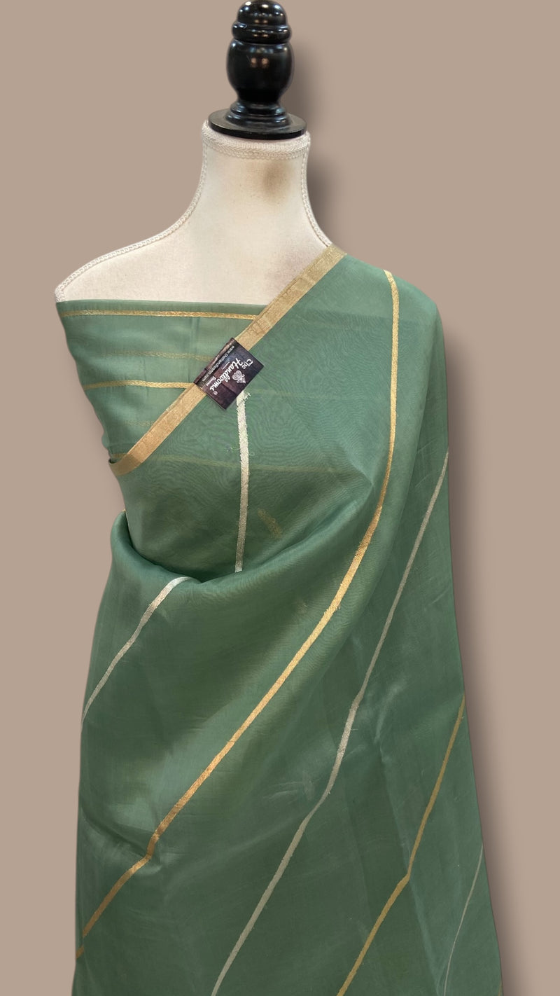 Pure Kora Handloom Banarasi Saree - The Handlooms