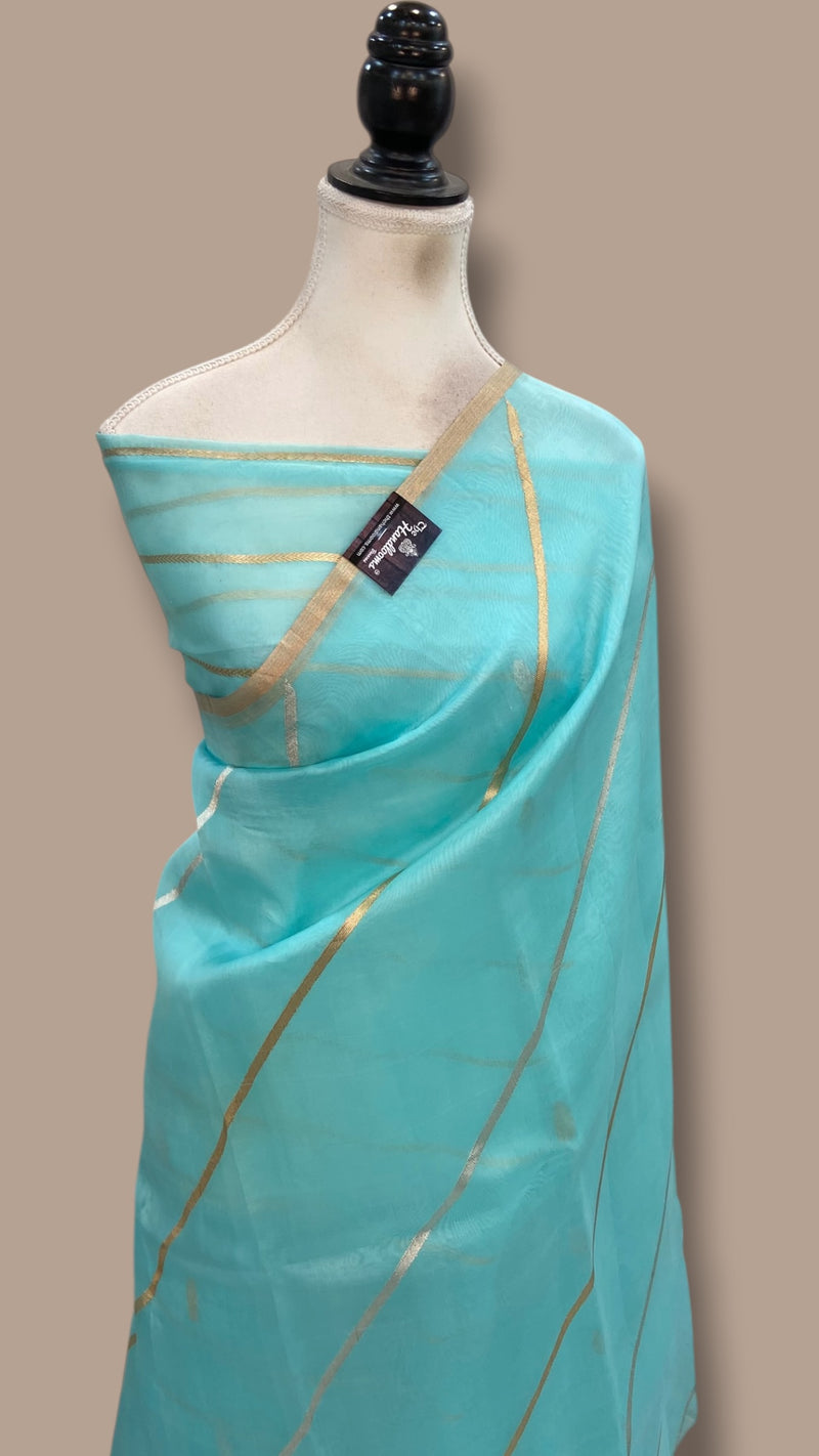Pure Kora Handloom Banarasi Saree - The Handlooms