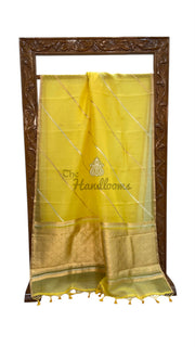 Pure Kora Handloom Banarasi Saree - The Handlooms