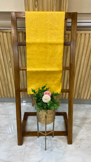 Pure Katan Silk Tanchui Brocade Handloom Banarasi Fabric - The Handlooms