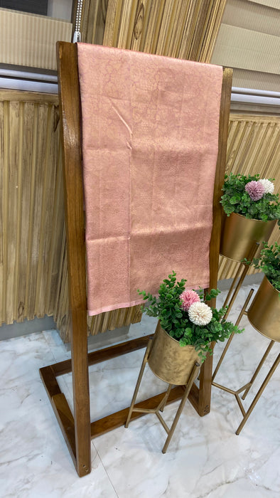 Pure Katan Silk Tanchui Brocade Handloom Banarasi Fabric