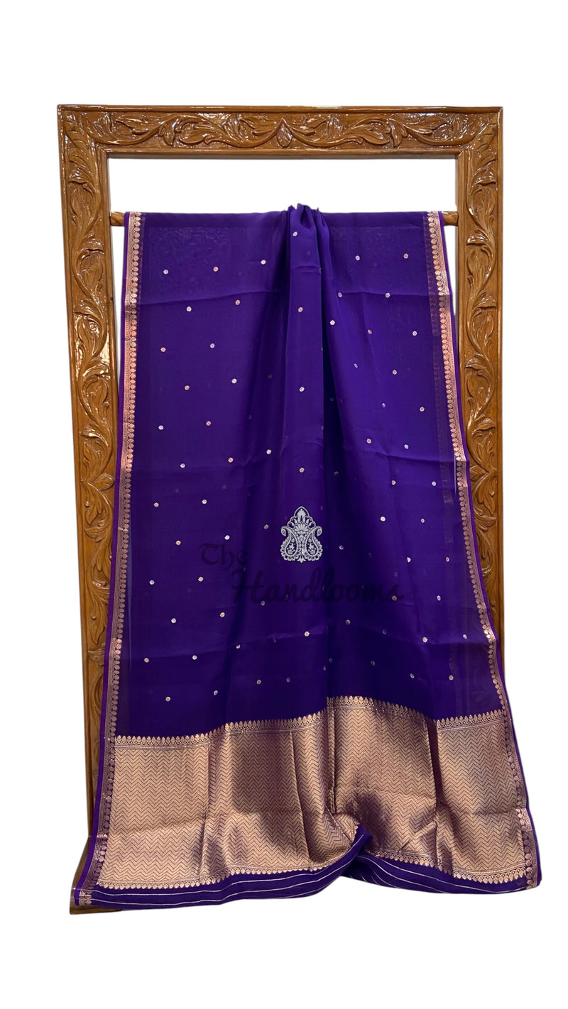 Pure Kora Silk Handloom Banarasi Saree