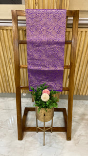 Pure Katan Silk Tanchui Brocade Handloom Banarasi Fabric - The Handlooms