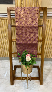 Pure Katan Silk Tanchui Brocade Handloom Banarasi Fabric - The Handlooms