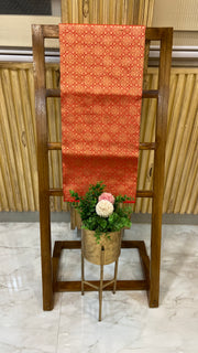 Pure Katan Silk Tanchui Brocade Handloom Banarasi Fabric - The Handlooms