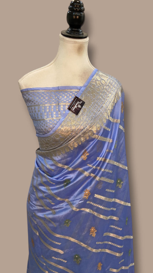 Pure Dupion Silk Banarasi Saree - The Handlooms