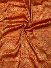 Pure Katan Silk Tanchui Brocade Handloom Banarasi Fabric - The Handlooms