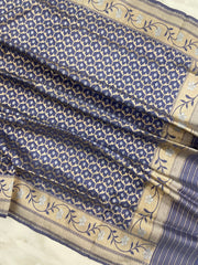 Pure Katan Silk Handloom Banarasi Dupatta - The Handlooms