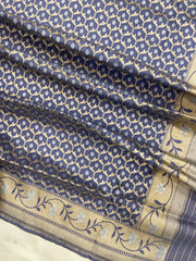 Pure Katan Silk Handloom Banarasi Dupatta - The Handlooms