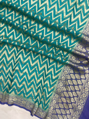 Pure Khaddi Georgette Handloom Dupatta - The Handlooms